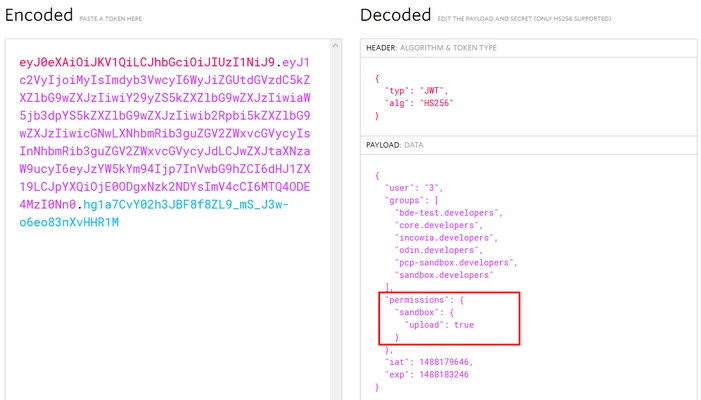 JWT decoding app