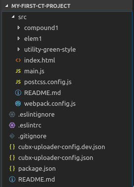 vanilla boilerplate folder structure